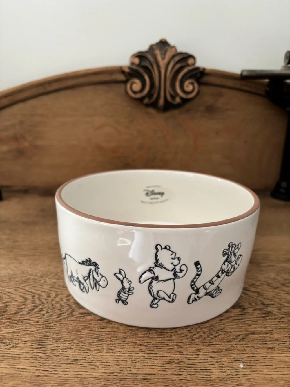 Disney Rae Dunn Winnie the Pooh Dog Dish - Picture 1 of 3